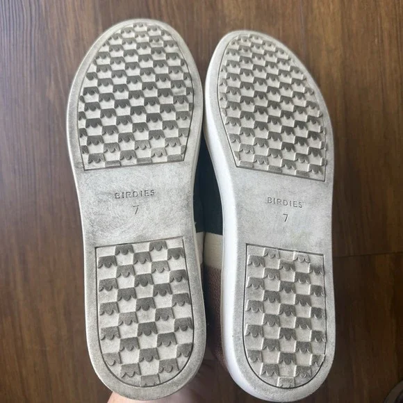 Birdies X Angel City Swift Slip On Sneaker Womens 7 Green Suede Rose Gold Shoes - Picture 11 of 11